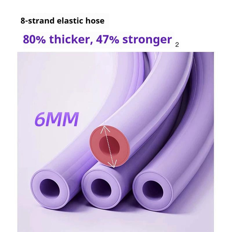 6-Strand Heavy Duty Abdominal Crunch Fitness Equipment – Leg & Core Workout, Sit-Up Assist, Home Gym Exercise, Non-Slip Foot Pedal & Resistance Bands (Portable)