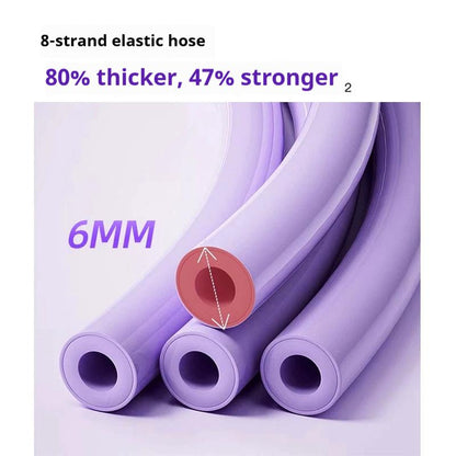 6-Strand Heavy Duty Abdominal Crunch Fitness Equipment – Leg & Core Workout, Sit-Up Assist, Home Gym Exercise, Non-Slip Foot Pedal & Resistance Bands (Portable)